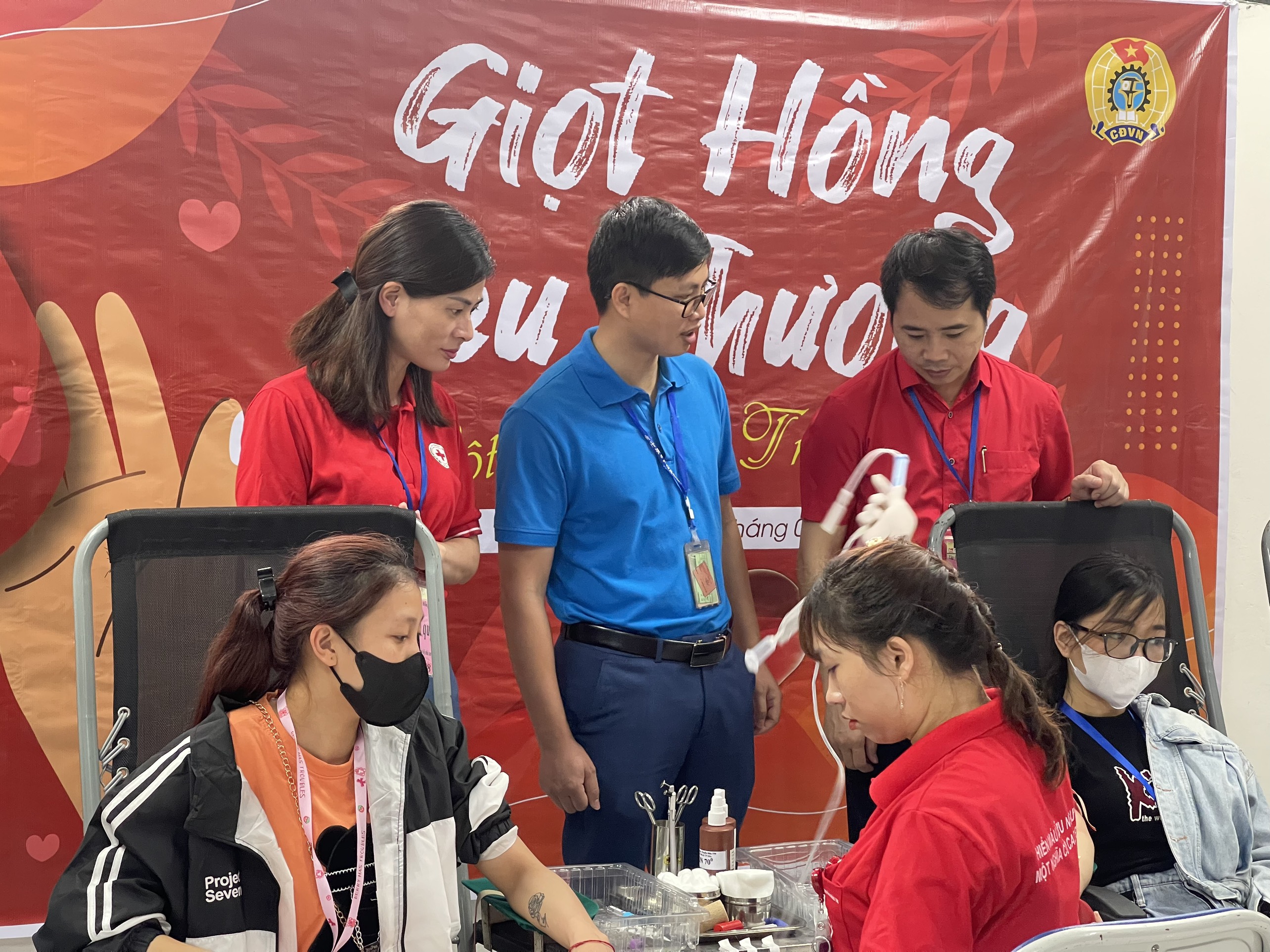 Công ty TNHH Fuhong Precision Component - Tập đoàn KHKT Hồng Hải tổ chức Ngày hội hiến máu tình nguyện 